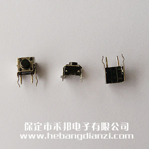 轻触开关6*6*5mm(2侧脚)