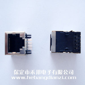 RJ45网口(kǒu)座(卧(wò)式) 后(hòu)屏蔽(bì)脚