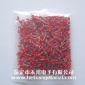 VE管型端(duān)子 E0508 内孔(kǒng)径(jìng)1.0 红色