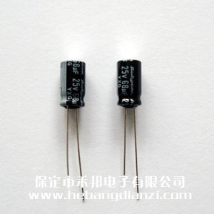 进口电解25V-68uF
