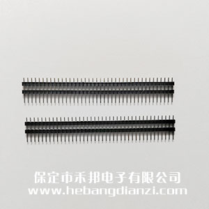 2.54单排针 长17mm 双塑